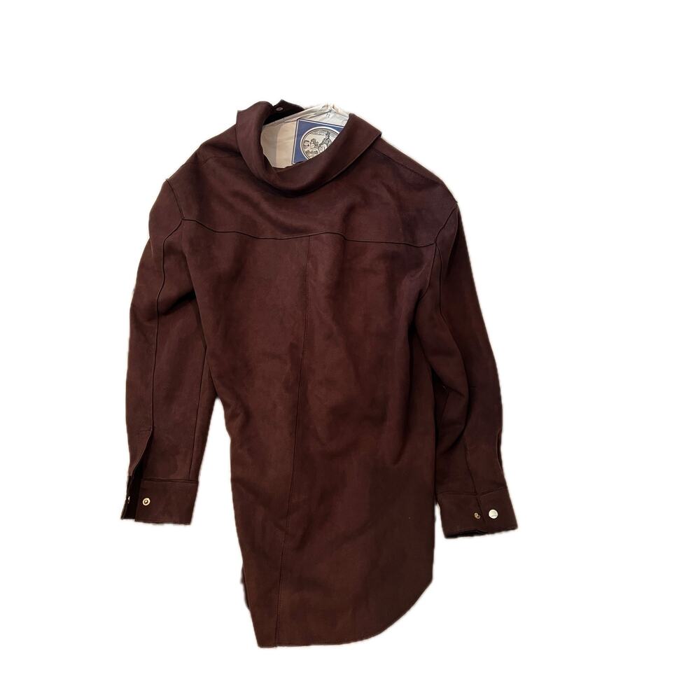 Truth by Republic Brown Rust Suede Shacket Mens XS - Picture 2 of 3